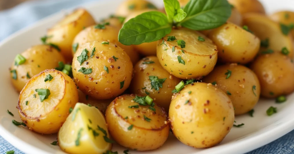 Greek Lemon Potatoes