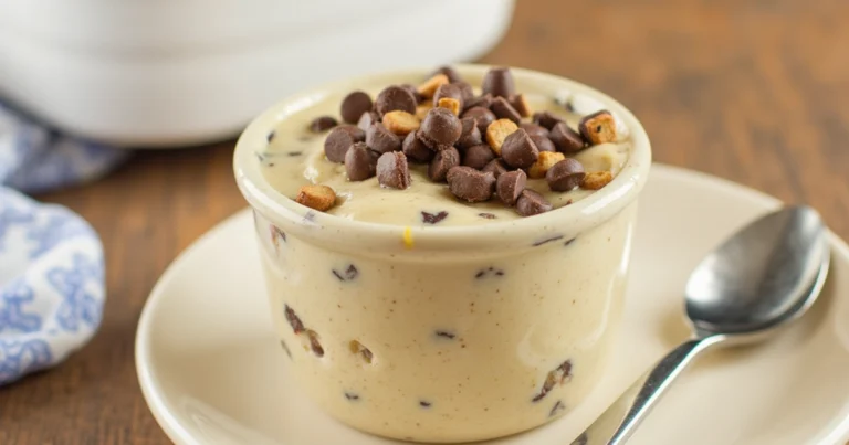 Chocolate Chip Cookie Dough Pudding